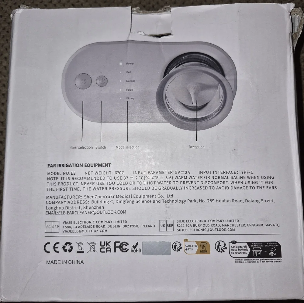 Ear Irrigation Equipment - White - Picture 2 of 12